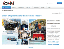 Tablet Screenshot of komm-consult.com